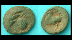 Danube Celts, Æ Tetradrachm, ca 3rd Cent BC.